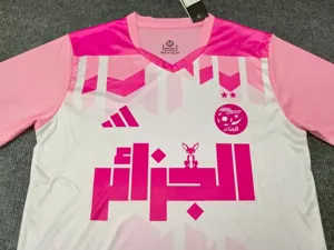 2025 Algeria Special Edition Kit été Pink&White T-Shirt Football Sport AAAAJersey Dropship Yupo 2