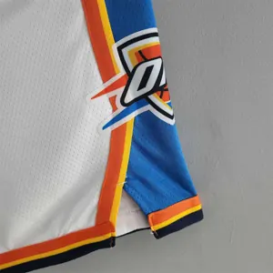Oklahoma City Thunder NBA Shorts White 2