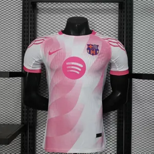 25-26 Barcelona Special Edition Pink Kit Player Version Sino Shirt AAAAJersey Dropship Yupoo