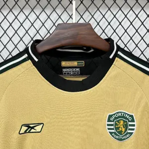 03-04 Sporting Lisbon Away Retro Kit Vintage T-Shirt Soccer AAAAJersey Yupoo 3