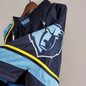 Memphis Grizzlies NBA Shorts Navy 5