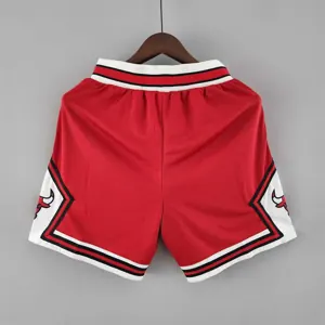 Chicago Bulls red NBA shorts 1