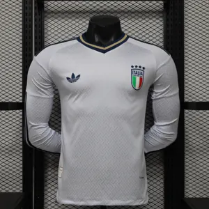 2026 Italy Away Mens Kit Football Player Version Long Sleeve Shirt AAAAJersey Supply Yupoo 9