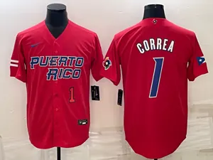 Puerto Rico 2023 World Cup Baseball Jerseys 56