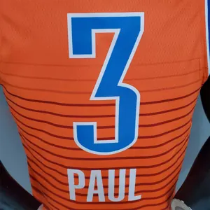 PAUL#3 Thunder Jordan Orange 2
