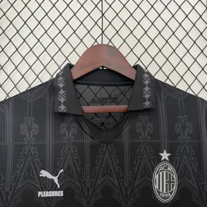 23-24 AC Milan Fouth Kit Black Shirt Jerseys World Yupoo 7