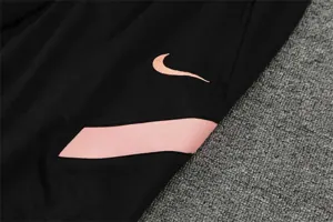 Polo PSG black pink-sleeves 4