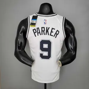 PARKER#9 Spurs White 3