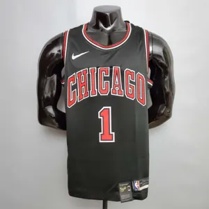 ROSE #1 Chicago Bulls black