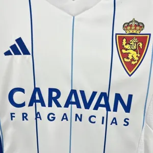 24-25 Real Zaragoza Home Kid Kits Youth Apparels Soccer AAAAJersey Yupoo 8