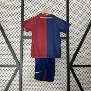 08-09 Barcelona Home Retro Kids Kits Football Jerseys Yupoo 3