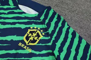 2022 Brazil Training Jersey Green 11