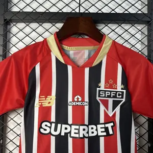 25-26 Sao Paulo Away Kid Kits Youth Apparels Soccer AAAAJersey Yupoo 2