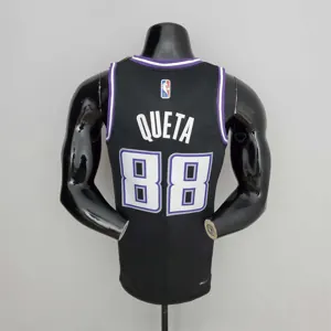 2022 Season QUETA#88 Kings City Edition Black NBA Jersey 6