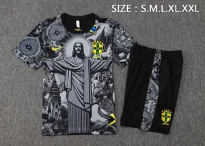 2024 Brazil Christ the Redeemer Grey Special Edition Kit Soccer AAAAJersey Yupoo 2