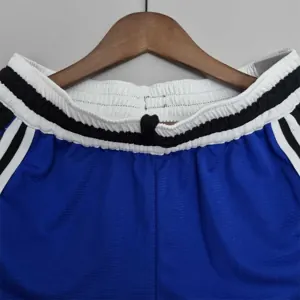 2022 New York Knicks NBA US Training Shorts Blue Black 4