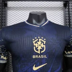 2024 Brazil Special Edition Navy Kit Player Version Shirt Sport AAAAJersey Yupoo 4