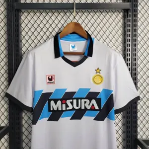 90-91 Retro Inter Milan Away S-XXL Cheap Soccer Jerseys 1