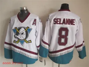 Anaheim Ducks retro ice hockey jersey M-3XL 阿纳海姆鸭队复古冰球服 6