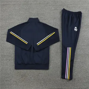 23-24 Real Madrid Navy Kits Jackets Suits Cheap Jerseys Yupoo 1