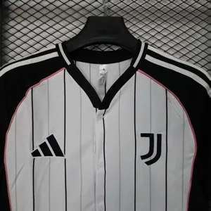 25-26 Juventus Baseball style Pre Match Casual Training Soccer shirt AAAAJersey Supply Yupoo 3