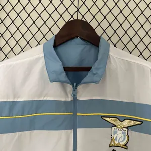 23-24 Lazio Blue and White Reversible Windbreaker Double-Sides Jacket Football Replicas 8