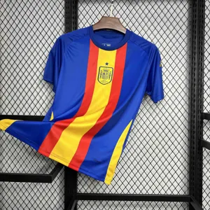 2024 Spain Pre-match Training Kit Football Uniform AAAAJersey Supplier Yupoo 3