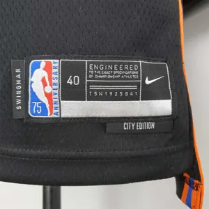 2022 Season Rose#4 Knicks Urban Edition Black NBA Jersey 5