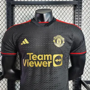 23-24 Manchester United Black Special Edition Player Version Size S-XXL 8