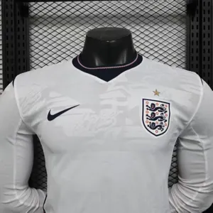 2026 World Cup England Home Kit Player Version Long Sleeve Football Shirt AAAAJersey Dropship Y 4