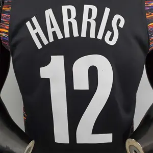 harris#12 Brooklyn Nets City version black 3