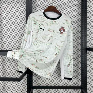 2025 Portugal Away Long Sleeve Shirt Football Uniform AAAAJersey Dropship Yupoo