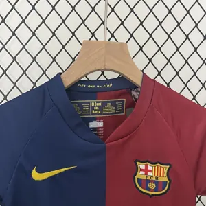 08-09 Barcelona Home Retro Kids Kits Football Jerseys Yupoo 2