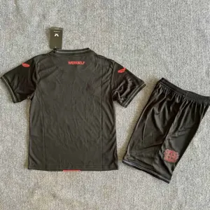 23-24 Bayer 04 Leverkusen Home Kid Kits Youth Apparels AAAAJersey Wholesale Yupoo 1