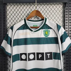 01-03 Sporting Lisbon Home Retro Commemorative Edition Shirt Football Jerseys Yupoo 2