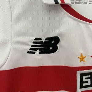 24-25 Sao Paulo Home Kid Kits Children Sets Football Replicas Yupoo 3