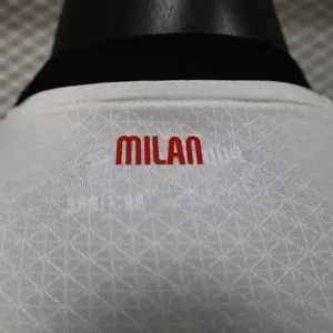 25-26 AC Milan Away Kit Player Version Long Sleeve Shirt AAAAJersey Dropship Yupoo 2