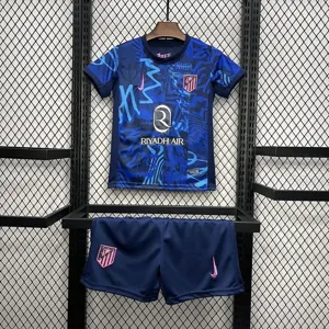 24-25 Atletico Madrid Third Kid Kit Youth Apparels AAAAJersey Supplier Yupoo 6