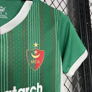 24-25 MC Algiers Home Kid Kits Youth Apparels Football AAAAJersey Yupoo 2