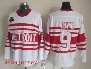 Detroit Red Wings retro ice hockey jersey M-3XL 底特律红翼队复古冰球服 4