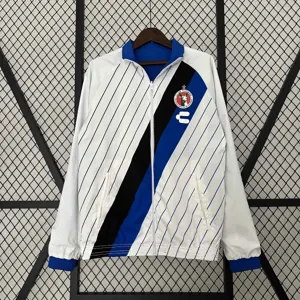 23-24 Tijuana Reversible Windbreaker White&Blue Double-Sides Xolos Jacket Soccer Jerseys For Sa 3