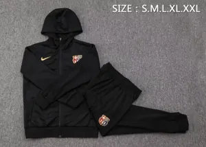24-25 Barcelona Hoodie Jackets Football Shirts 1