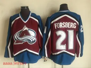 Colorado Avalanche retro ice hockey jersey M-3XL 科罗拉多雪崩队复古冰球服 2
