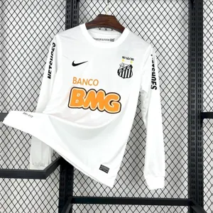 12-13 Santos Home Long Sleeve Retro Kit Vintage Shirt AAAAJersey Supplier Yupoo