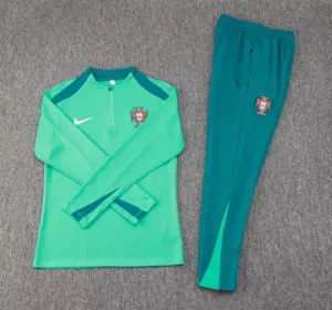 2024 Portugal Long Sleeve Training Suit Football Shirts 1