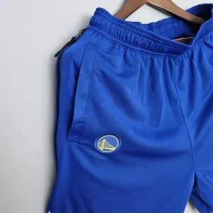 2022 Golden State Warriors NBA US Training Shorts Blue 4