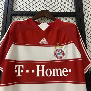 07-08 Bayern Munich Home Retro Kit Vintage Shirt AAAAJersey Dropship Yupoo 5