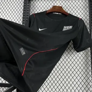 2026 World Cup USA Away Black Soccer Shirt Fan Version 2