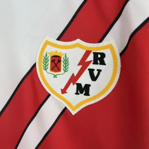 97-98 Rayo Vallecano Home Retro Kit Vintage Shirt AAAAJersey Supply Yupoo 1