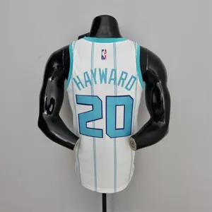 75th Anniversary Hayward #20 Charlotte Hornets White NBA Jersey 8